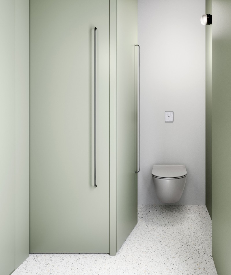 PURA závěsná WC mísa, Swirlflush, 36x50cm, cenere dual-mat 881617