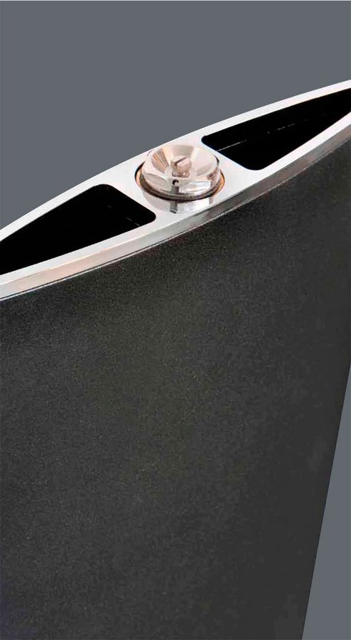 OTHELLO MONO SLIM hliníkové otopné těleso 300x1890mm, černá mat 2301189030SN