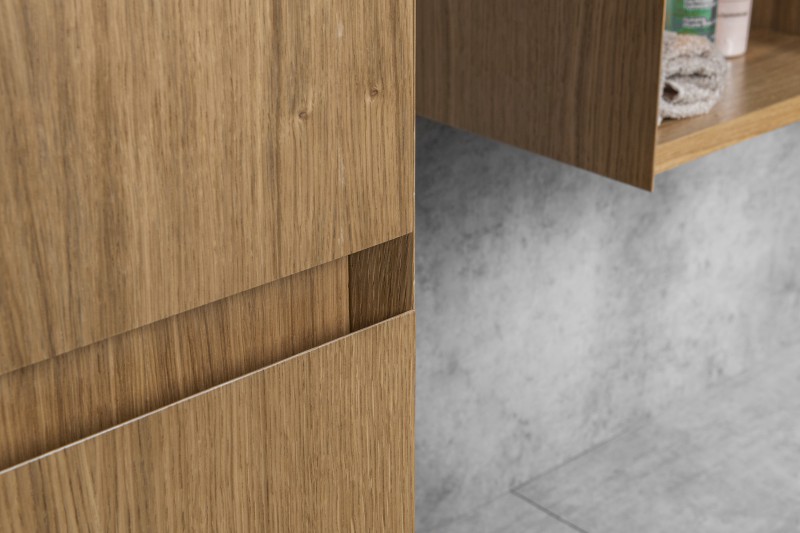 FILENA umyvadlová skříňka 57x51,5x43cm, dub FID1260D