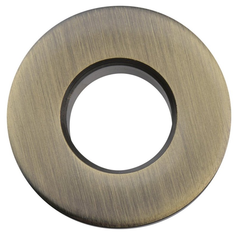 Kovová krytka přepadu umyvadla, 30mm, bronz AR913