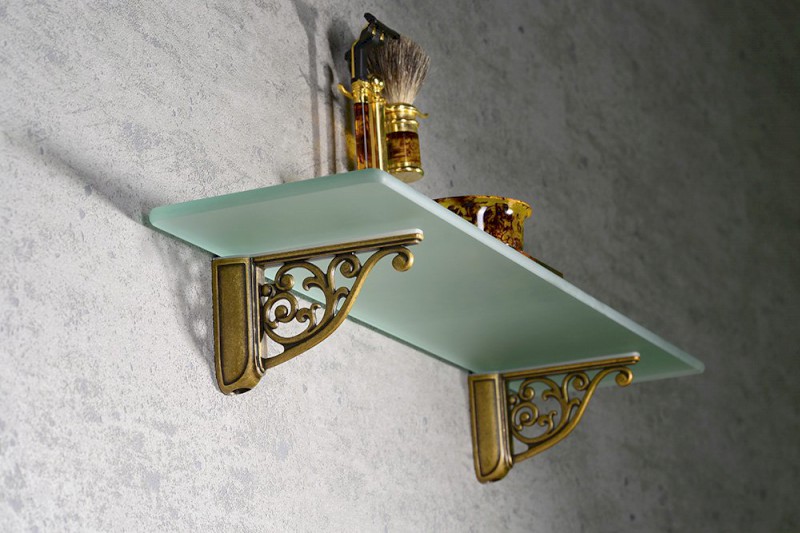 RETRO držák police 8-40mm, starobronz LL009