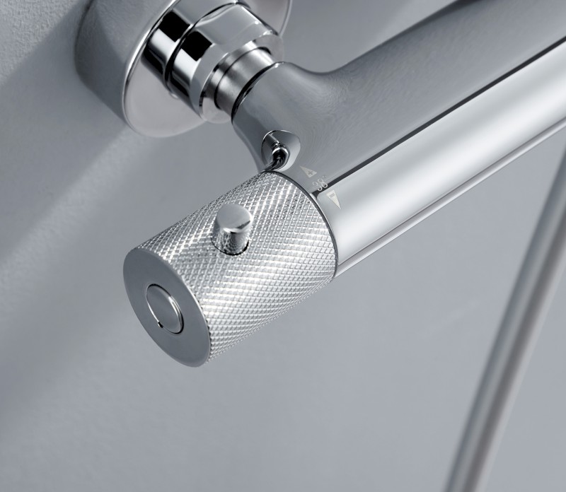 SOLARIS sprchový sloup s termostatickou baterií, chrom WD139