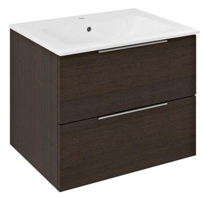 CIRASA umyvadlová skříňka 59,2x52x46cm, borovice rustik CR611-1616