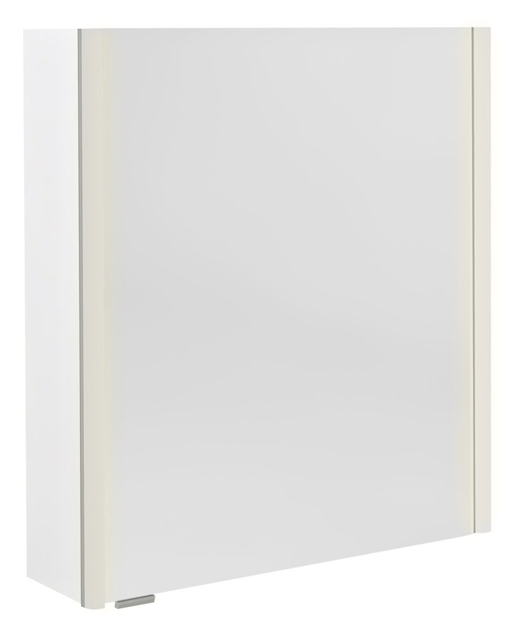 ALIX galerka s LED osvětlením 66x70x17,5cm, levá/pravá, bílá AX166-0030