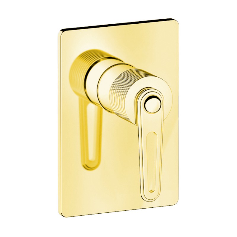 BEBÉ podomítková sprchová baterie, 1 výstup, zlato BB041/17